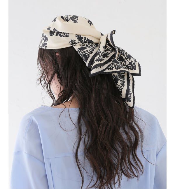 journal standard L'essage「【AENEIS/エネス】Lace Tapestry Silk Scarf：スカーフ」|バンダナ・スカーフ|