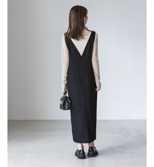 NOBLE「ストレートVネックワンピース」|ワンピース|