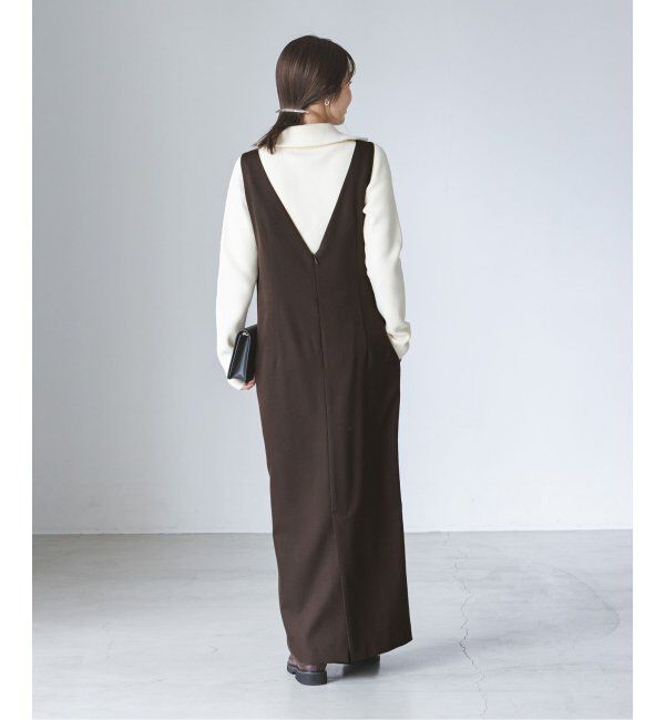 NOBLE「ストレートVネックワンピース」|ワンピース|