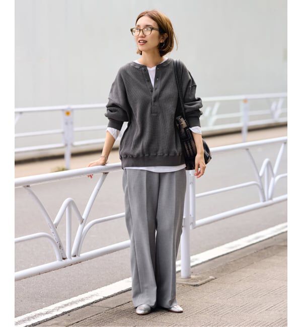 FRAMeWORK「≪追加≫セミフレアパンツ2」|スラックス|