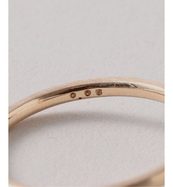 Lilas by Spick&Span「ブラウンダイヤクロスリング K10」|リング|