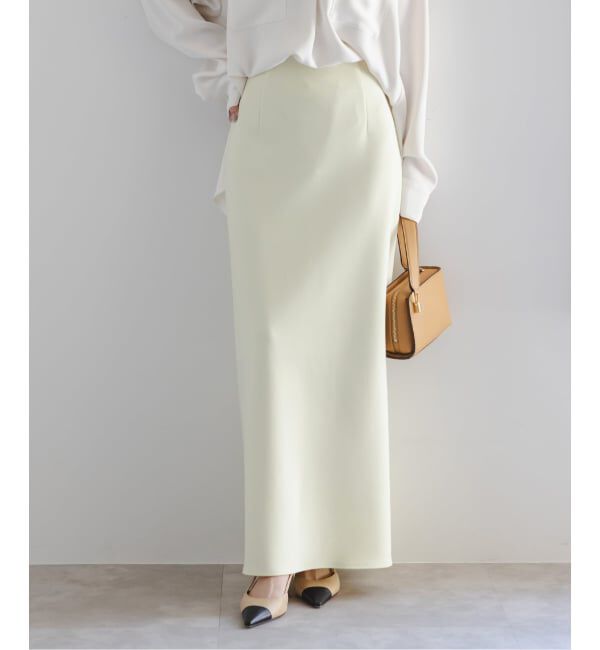 NOBLE「《追加》コンフォートジャージーライクタイトスカート」|スカート|