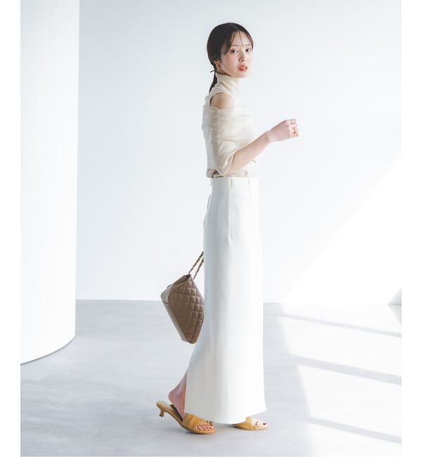 NOBLE「《追加》コンフォートジャージーライクタイトスカート 2」|スカート|