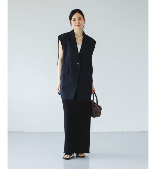 NOBLE「《追加》コンフォートジャージーライクタイトスカート 2」|スカート|