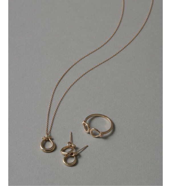 Lilas by Spick&Span「ホースシューピアス K10（両耳）」|ピアス|