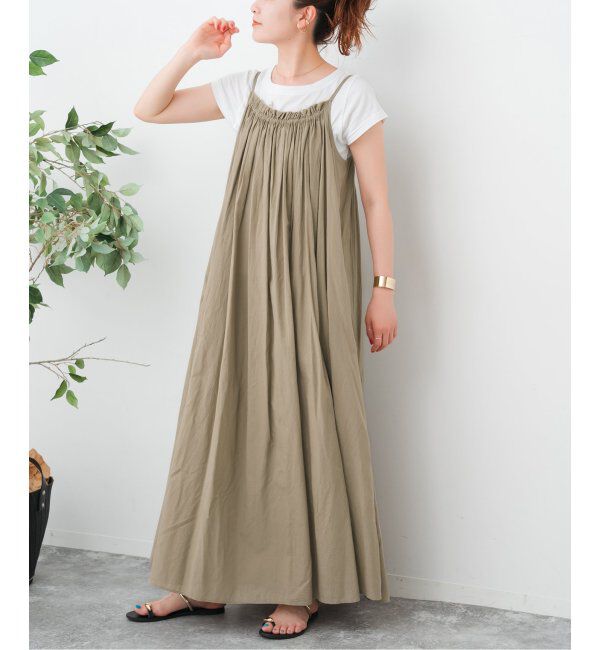 Spick and Span「HYU ギャザーワンピース」|ワンピース|