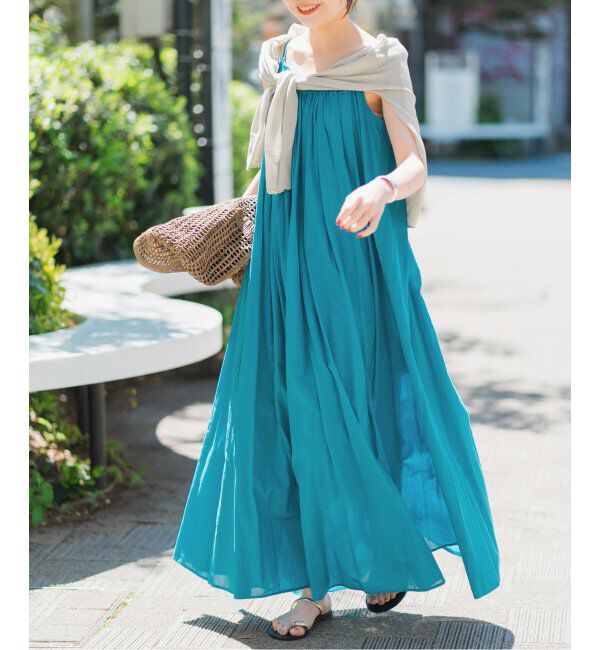 Spick and Span「HYU ギャザーワンピース」|ワンピース|