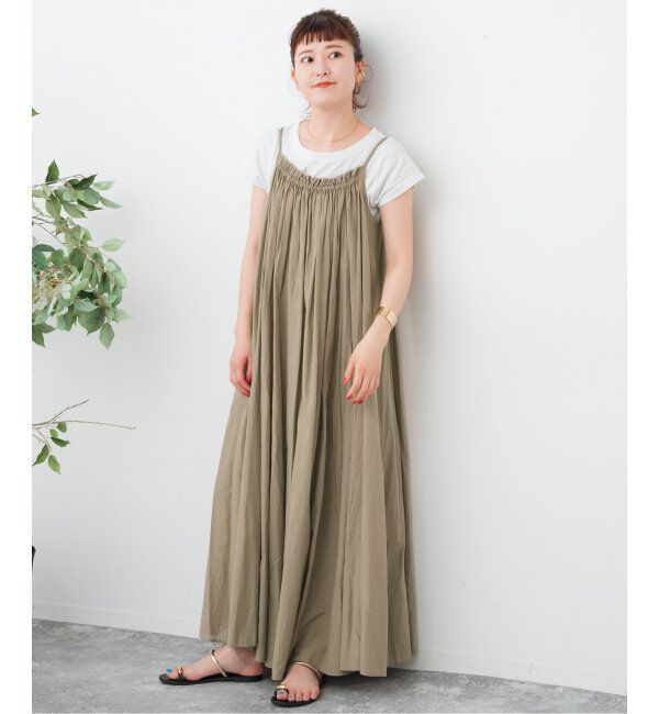 Spick and Span「HYU ギャザーワンピース」|ワンピース|