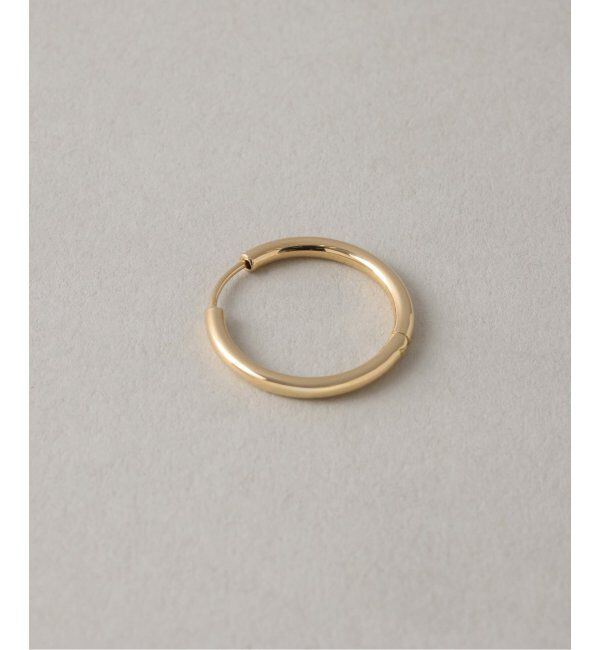 Lilas by Spick&Span「ハーフオープンフープピアスM K18(両耳)」|ピアス|