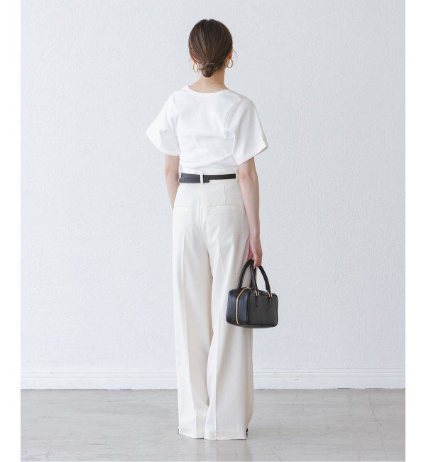 NOBLE「《追加》BY MALENE BIRGER/バイマレーネビルガー リブUネックTEE」|Tシャツ・カットソー|