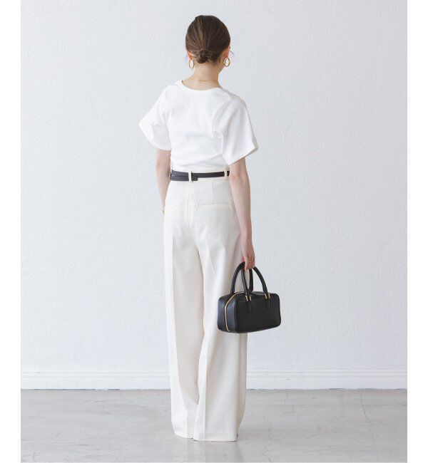 NOBLE「《追加》BY MALENE BIRGER/バイマレーネビルガー リブUネックTEE」|Tシャツ・カットソー|