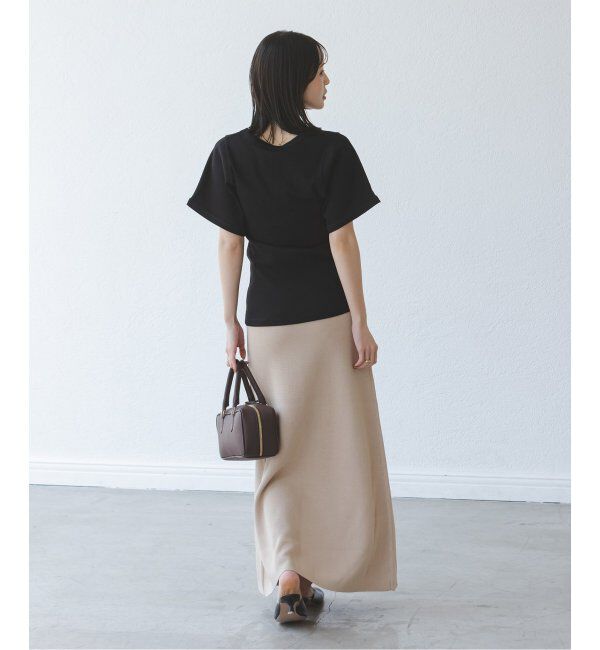 NOBLE「《追加》BY MALENE BIRGER/バイマレーネビルガー リブUネックTEE」|Tシャツ・カットソー|