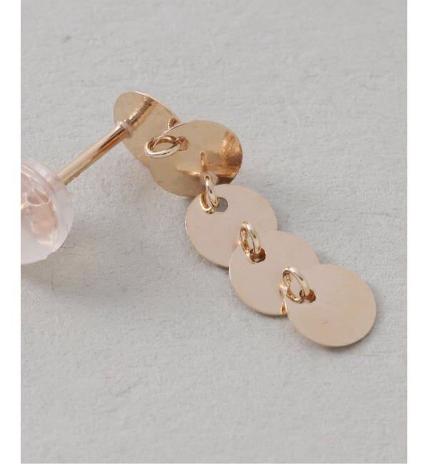 Lilas by Spick&Span「《WEB限定》サークルラインピアス K10（両耳）」|ピアス|