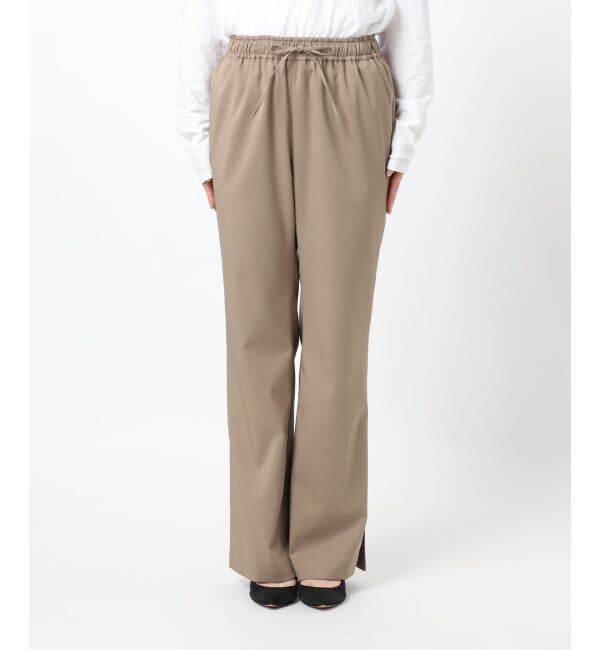 Spick and Span「《追加》スリットイージーパンツ」|スラックス|