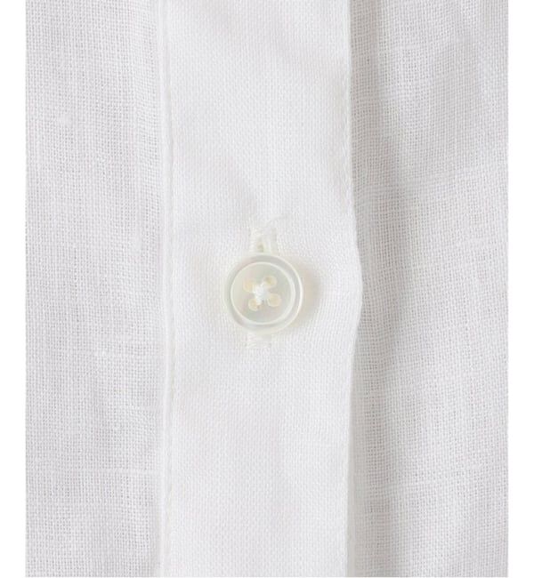 FRAMeWORK「≪追加≫フレンチリネンバンドカラーシャツ 2」|シャツ・ブラウス|