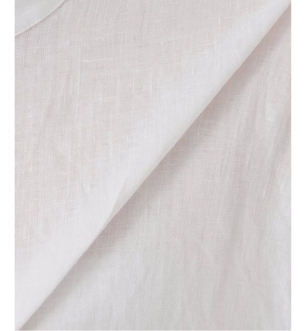 FRAMeWORK「≪追加≫フレンチリネンバンドカラーシャツ 2」|シャツ・ブラウス|
