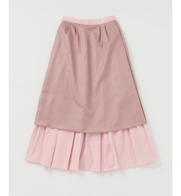  「【洗える】タフタプリーツスカート」|スカート|