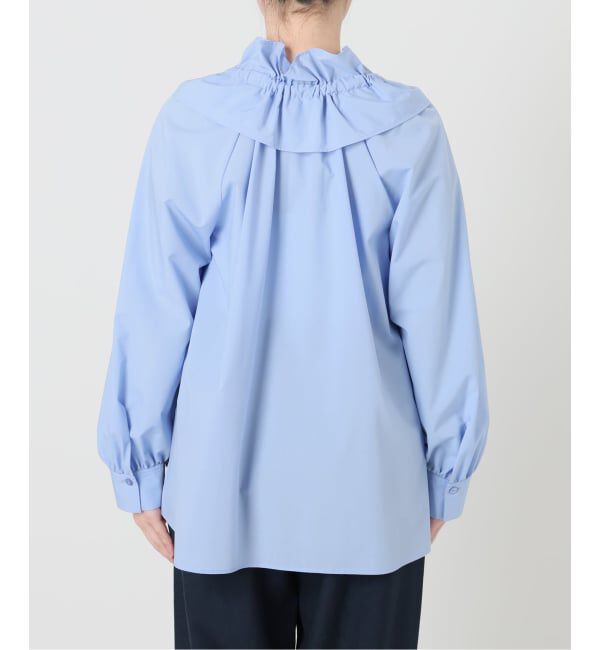  「【洗える】フリルカラーブラウス」|シャツ・ブラウス|