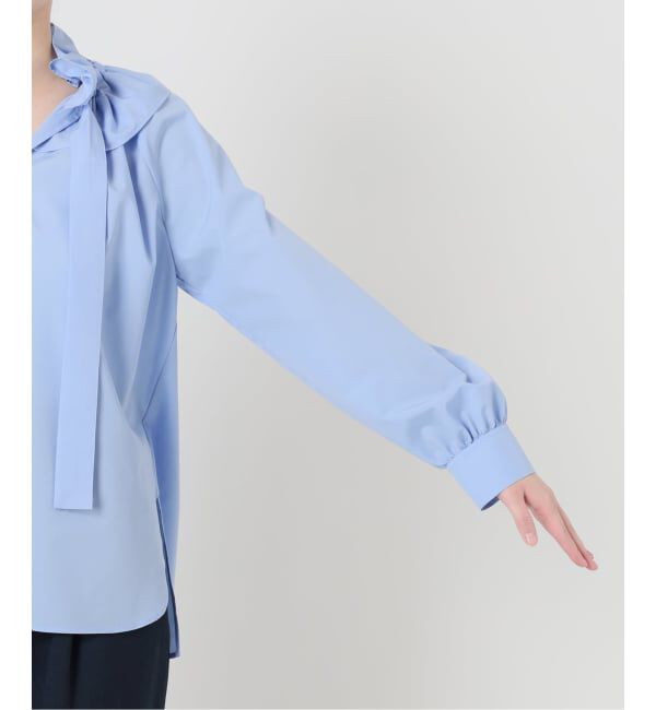  「【洗える】フリルカラーブラウス」|シャツ・ブラウス|