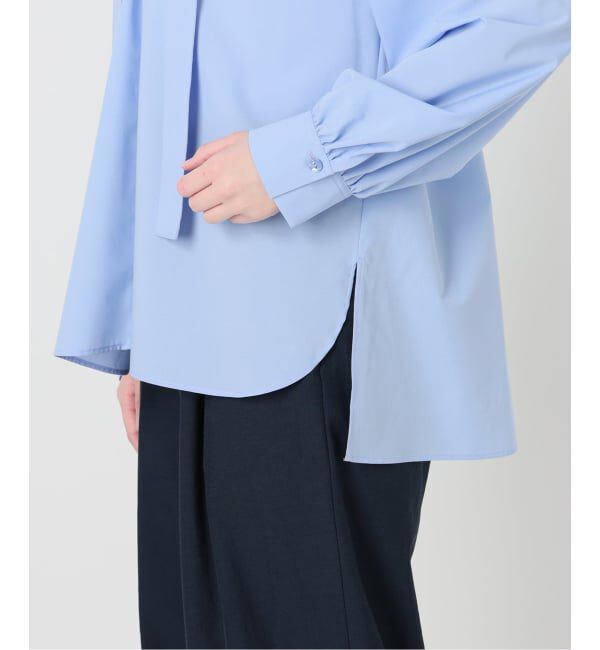  「【洗える】フリルカラーブラウス」|シャツ・ブラウス|