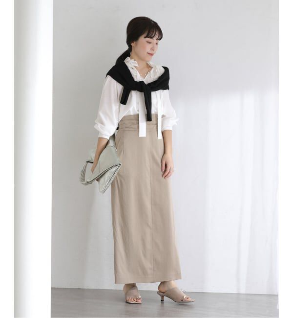  「【洗える】フリルカラーブラウス」|シャツ・ブラウス|