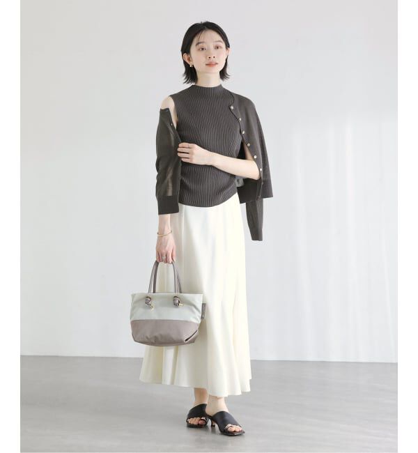  「【洗える】シアーカーデアンサンブル」|ニット・セーター|