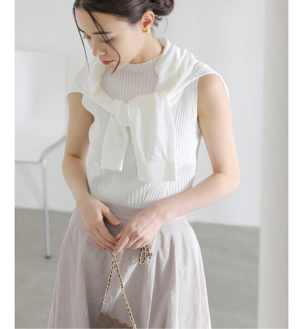  「【洗える】シアーカーデアンサンブル」|ニット・セーター|