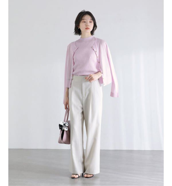  「【洗える】シアーカーデアンサンブル」|ニット・セーター|