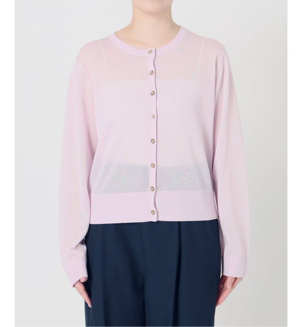  「【洗える】シアーカーデアンサンブル」|ニット・セーター|