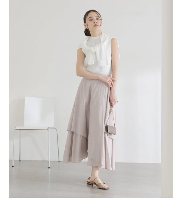  「【洗える】シアーカーデアンサンブル」|ニット・セーター|