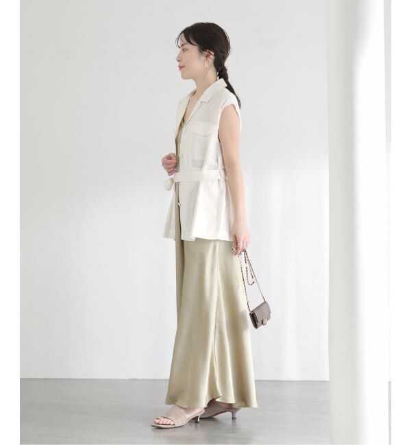  「《予約》【洗える】ワークリネンライトジレ」|その他|