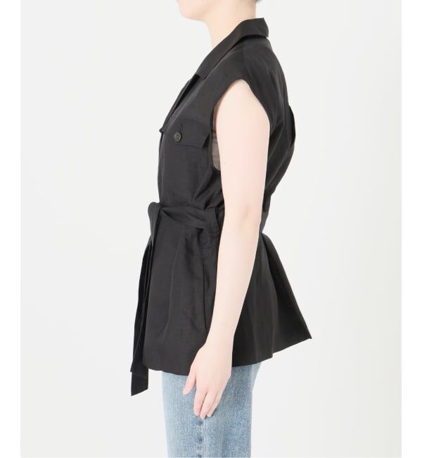  「《予約》【洗える】ワークリネンライトジレ」|その他|