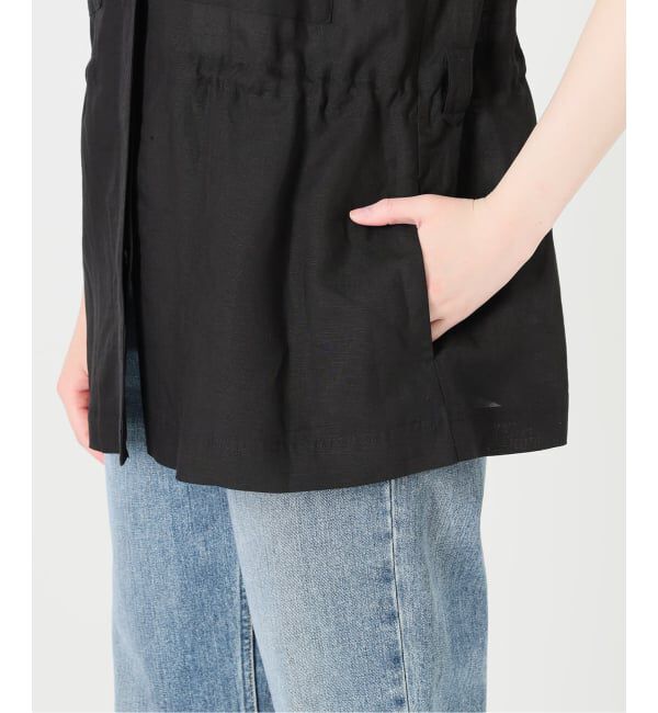  「《予約》【洗える】ワークリネンライトジレ」|その他|