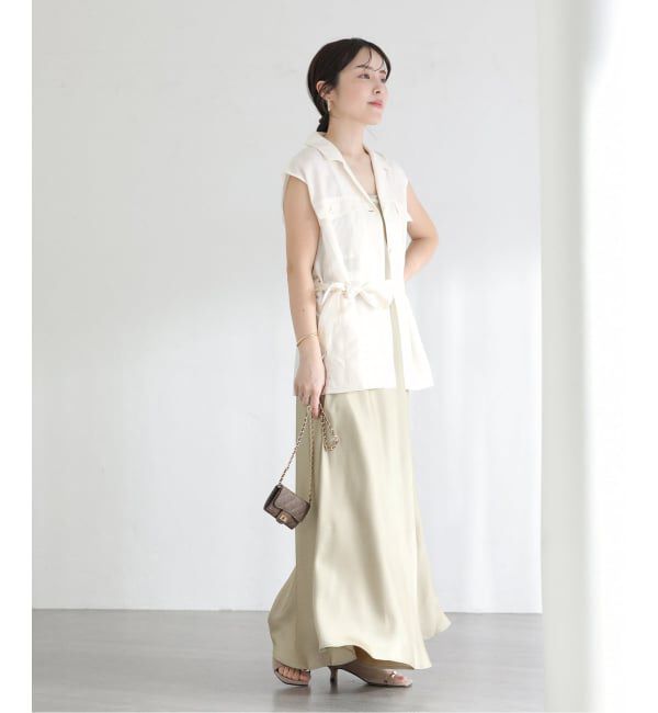  「《予約》【洗える】ワークリネンライトジレ」|その他|