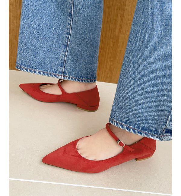  「《追加》ポインテッドワンストラップフラット」|その他|