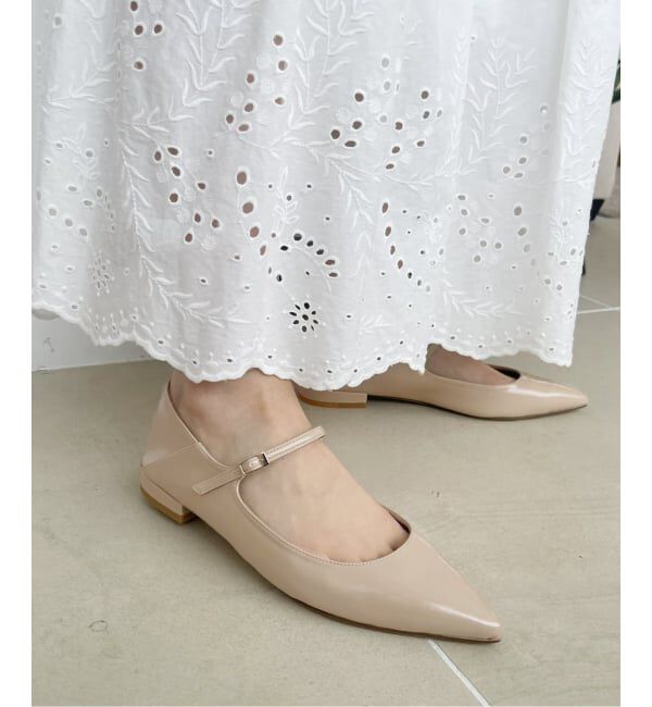  「《追加》ポインテッドワンストラップフラット」|その他|