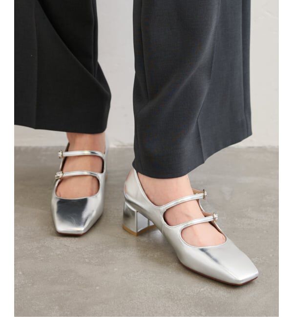  「4.5cmダブルストラップメリージェーン」|パンプス|