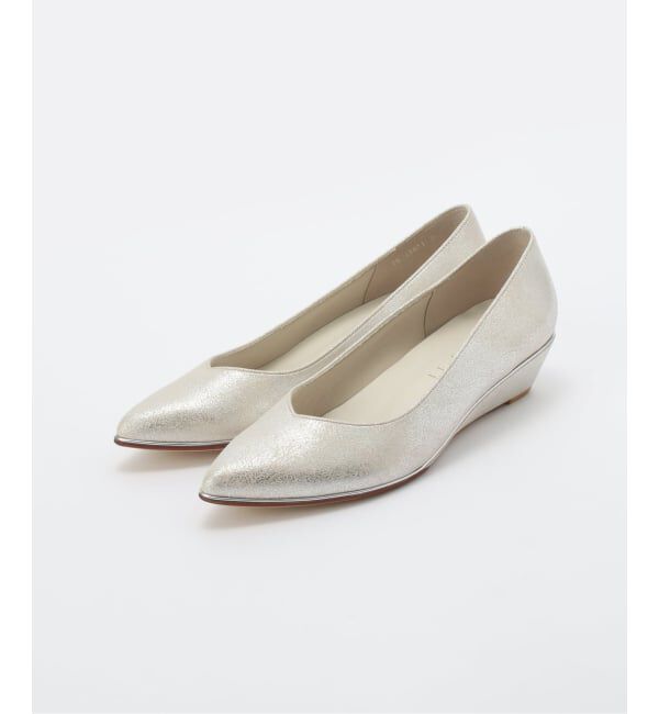  「3.5cmメタルラインウェッジ」|パンプス|