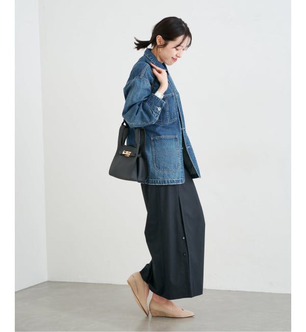  「3.5cmメタルラインウェッジ」|パンプス|