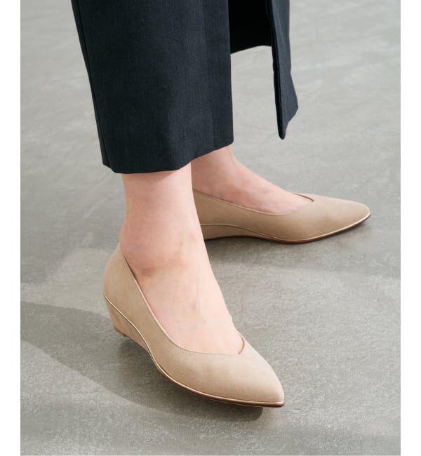  「3.5cmメタルラインウェッジ」|パンプス|