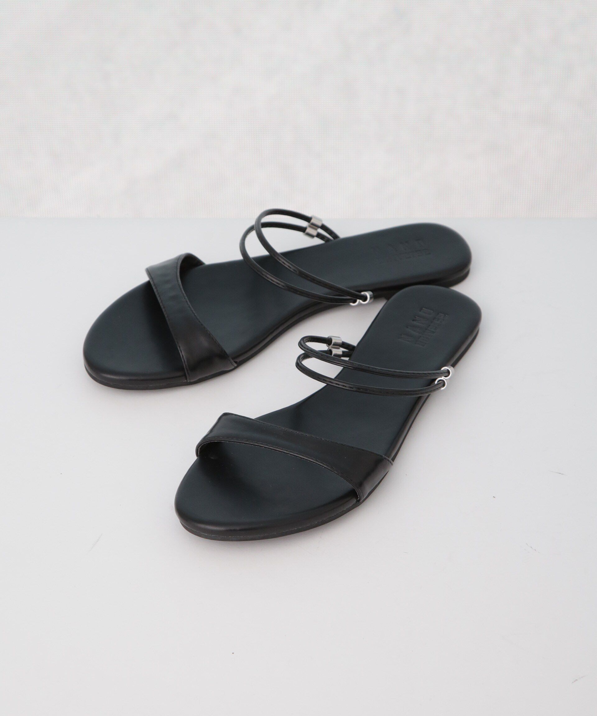 nano･universe「3wayストラップフラットサンダル」|サンダル|