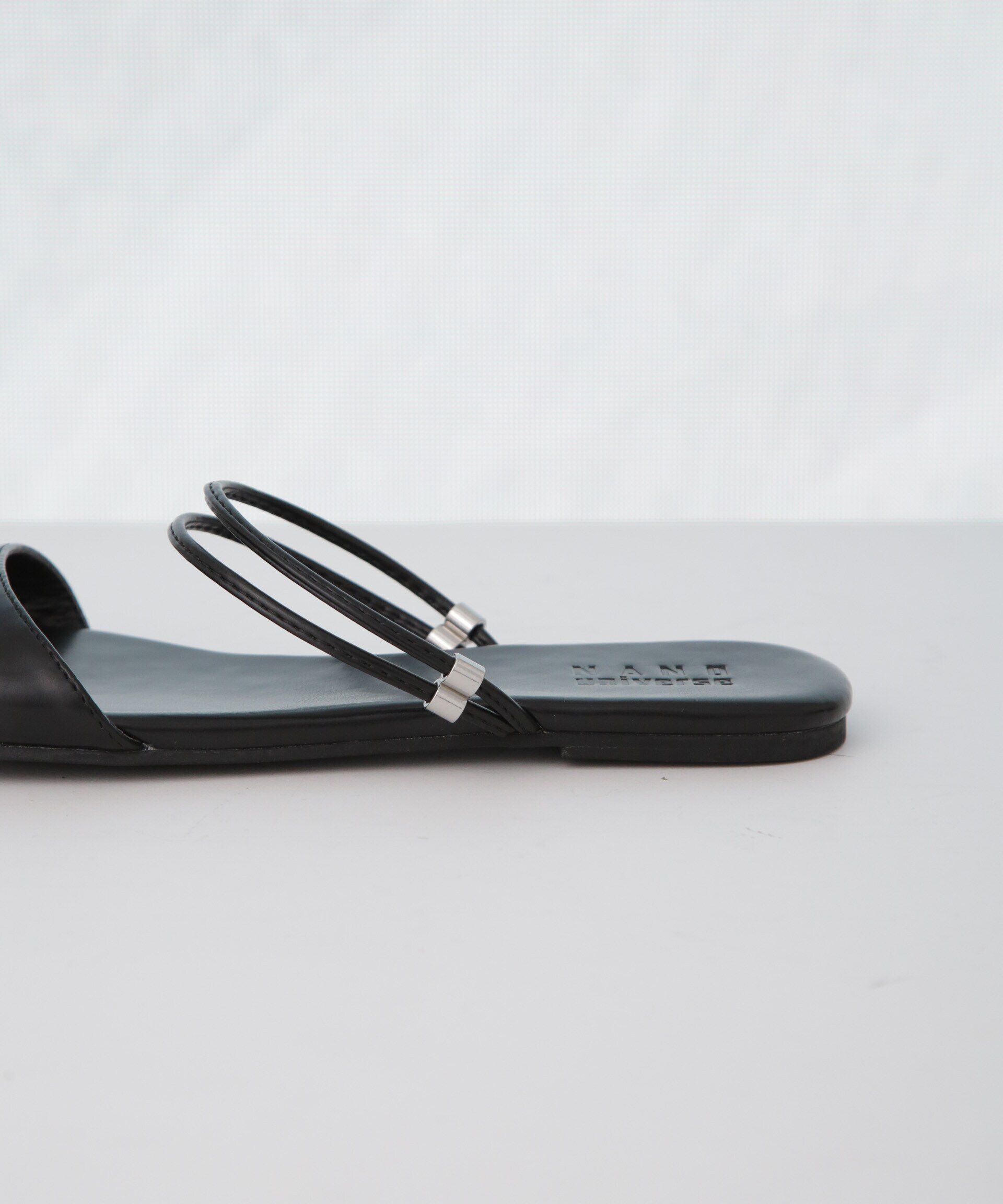 nano･universe「3wayストラップフラットサンダル」|サンダル|