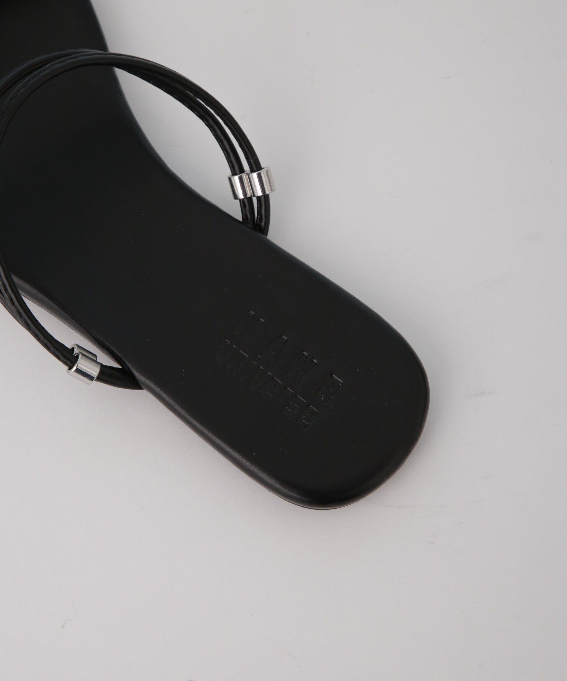 nano･universe「3wayストラップフラットサンダル」|サンダル|