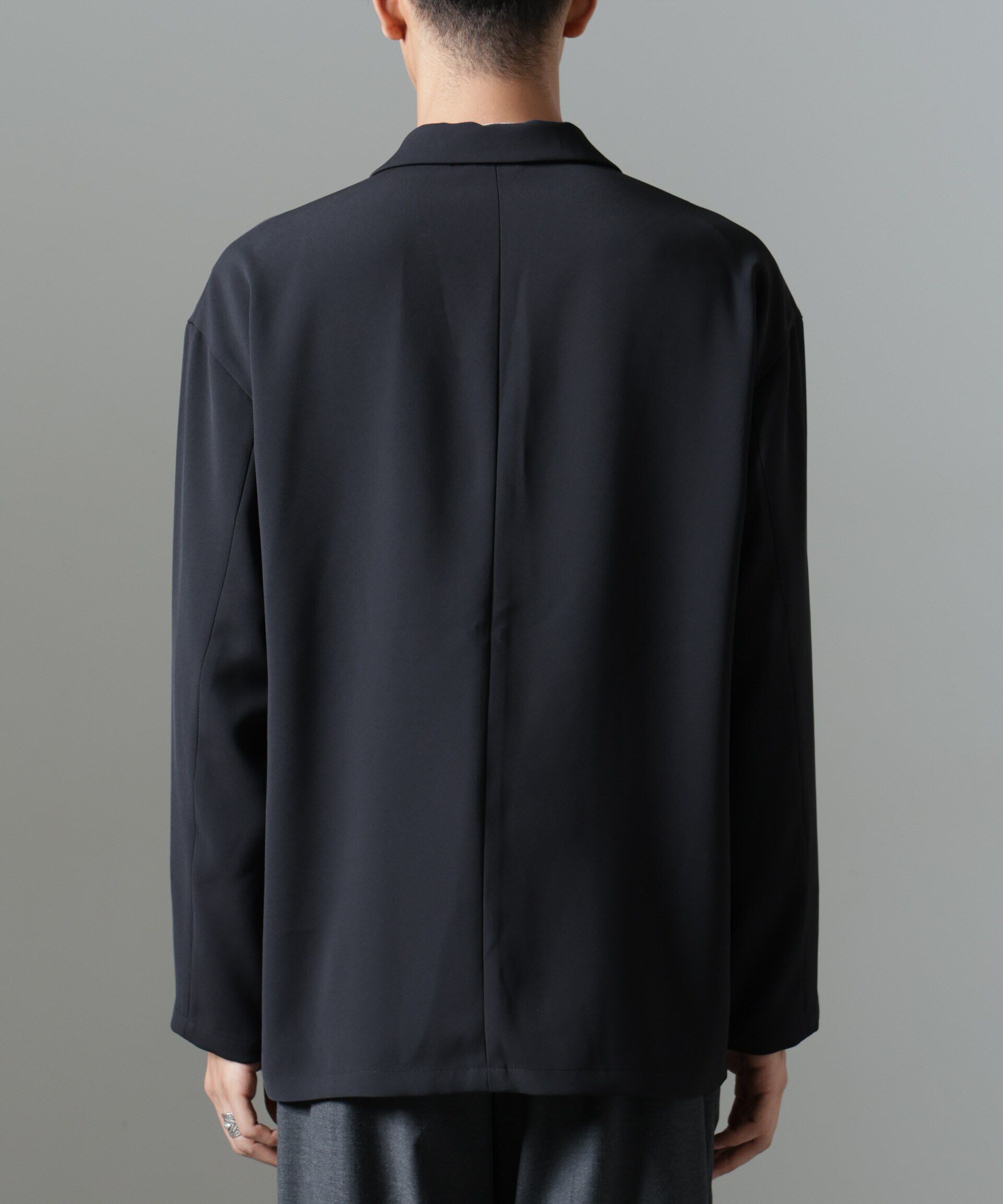 nano･universe「ドレープ ワイドジャケット(セットアップ可)」|テーラードジャケット|