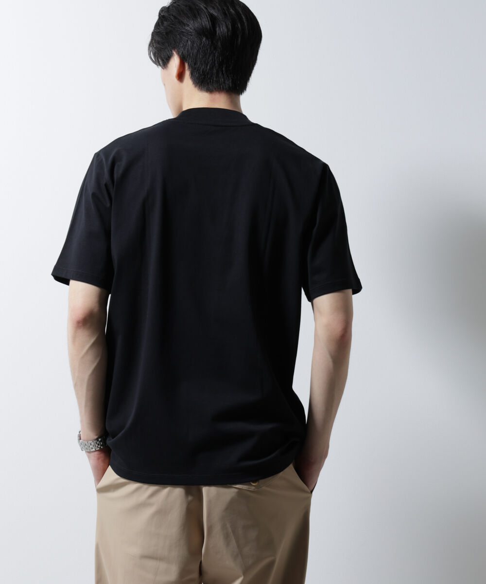 nano･universe「ジャケT(R) クルーネック 半袖」|Tシャツ・カットソー|