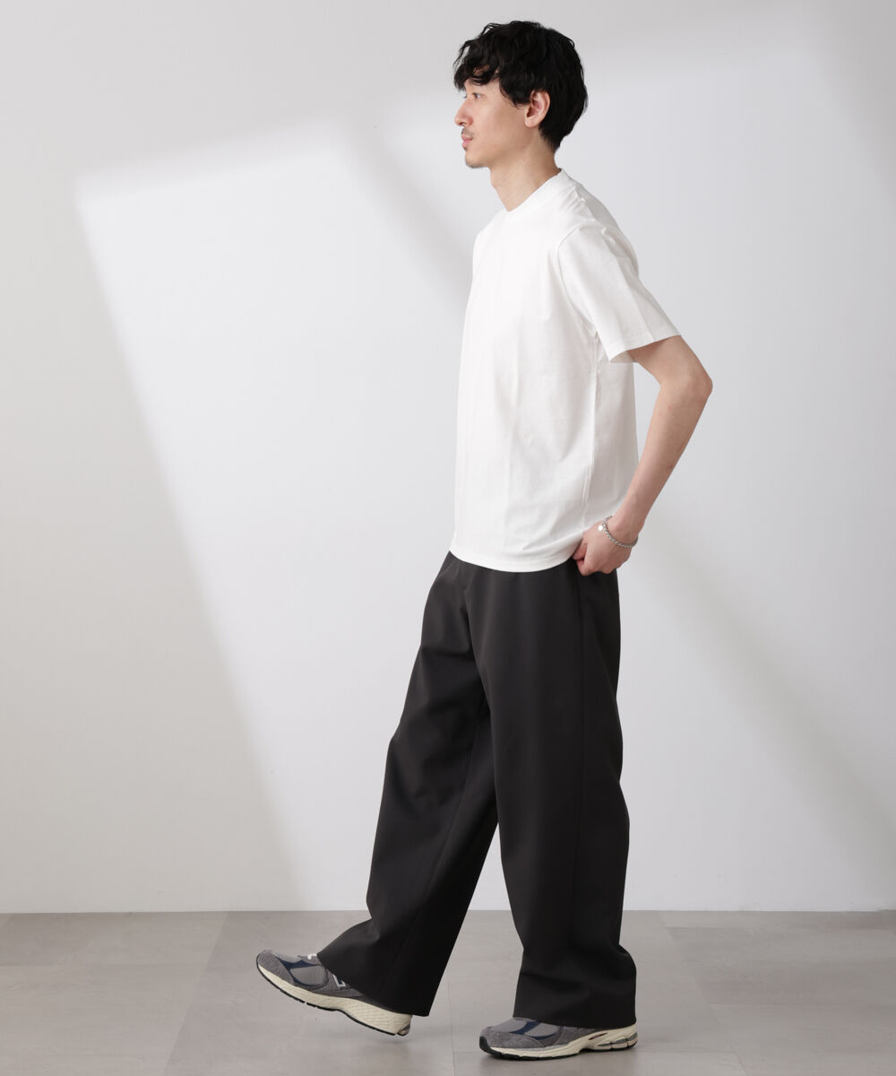 nano･universe「ジャケT(R) クルーネック 半袖」|Tシャツ・カットソー|