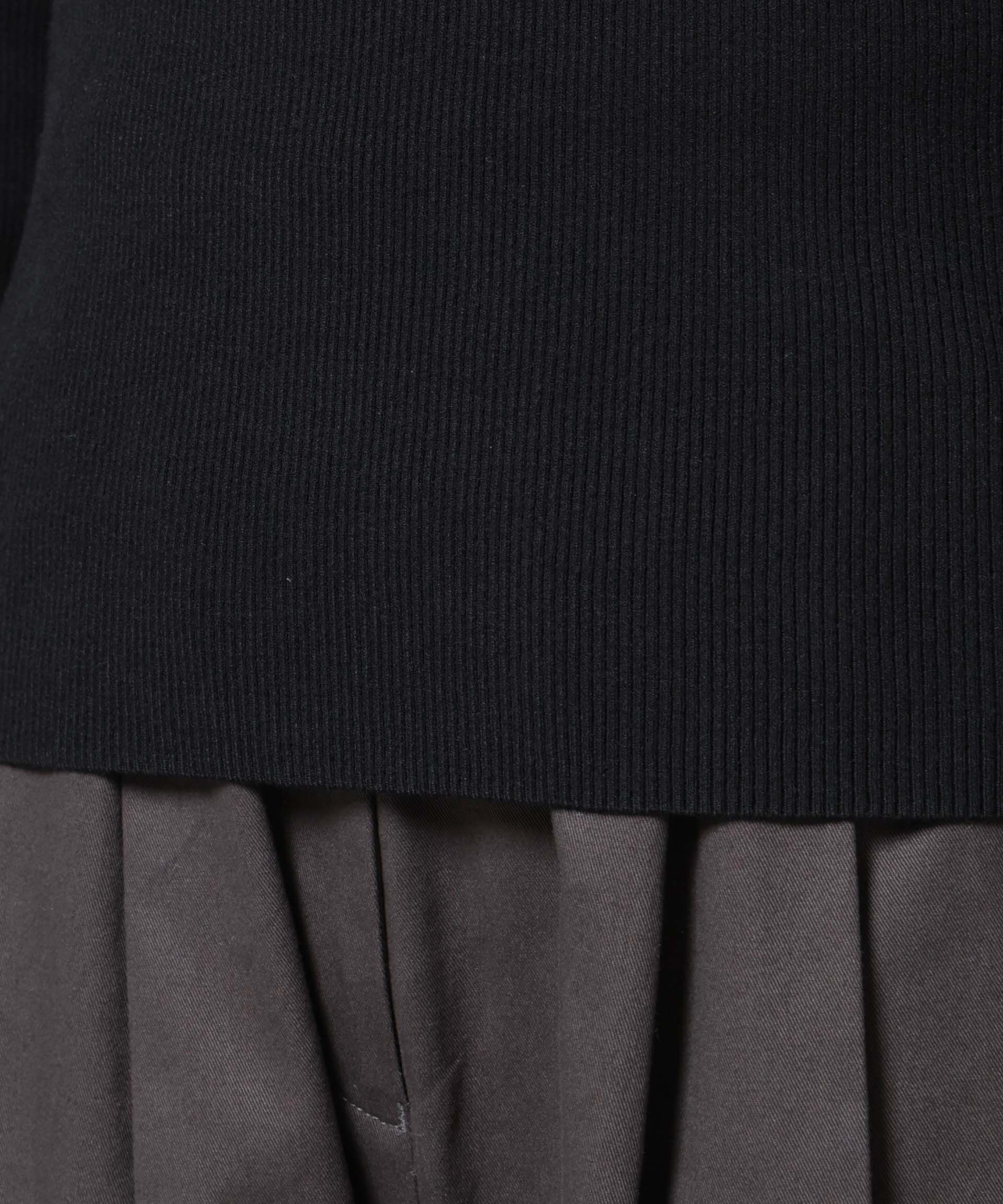 nano･universe「ハイネックリブニットトップス」|ニット・セーター|