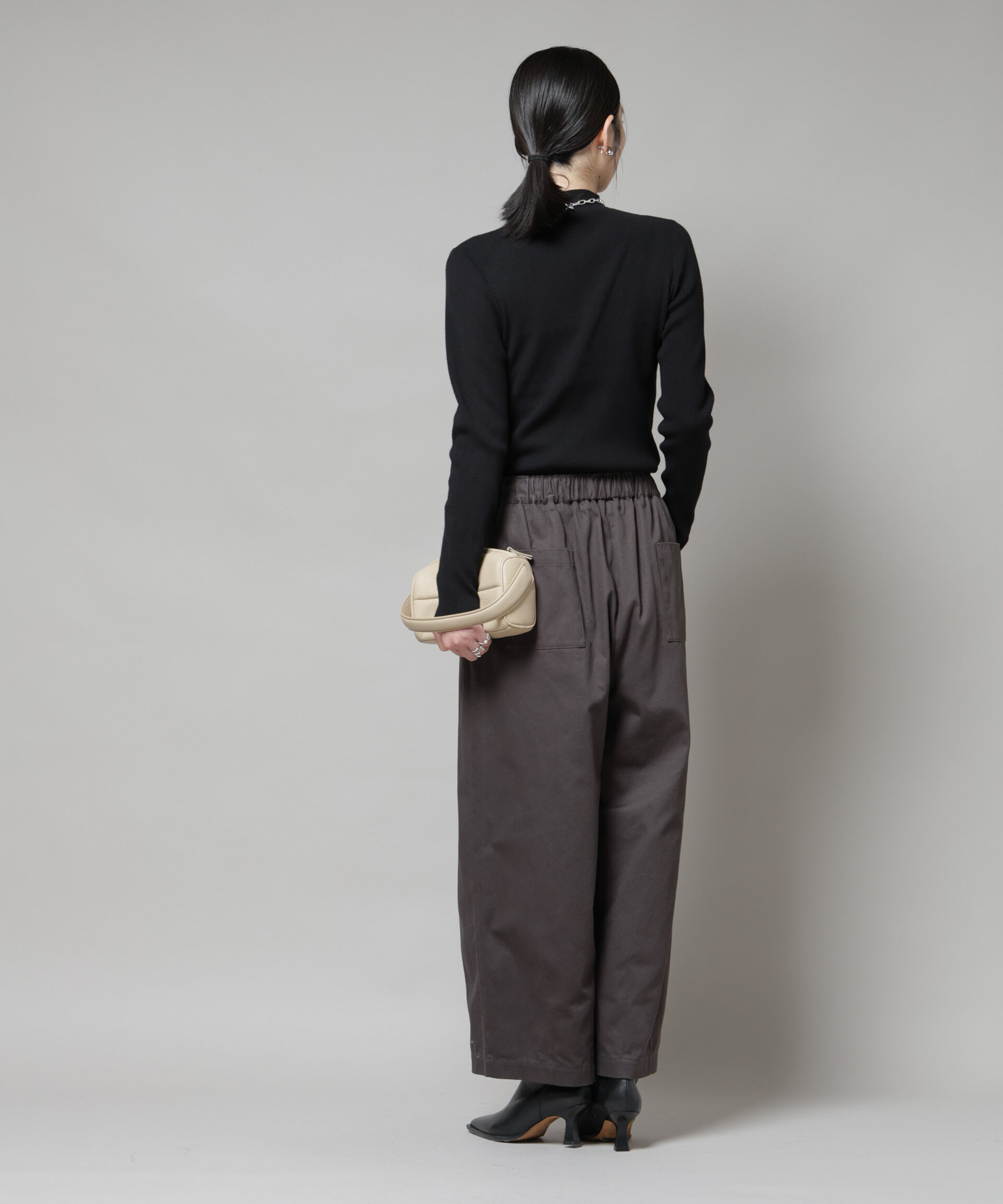 nano･universe「ハイネックリブニットトップス」|ニット・セーター|