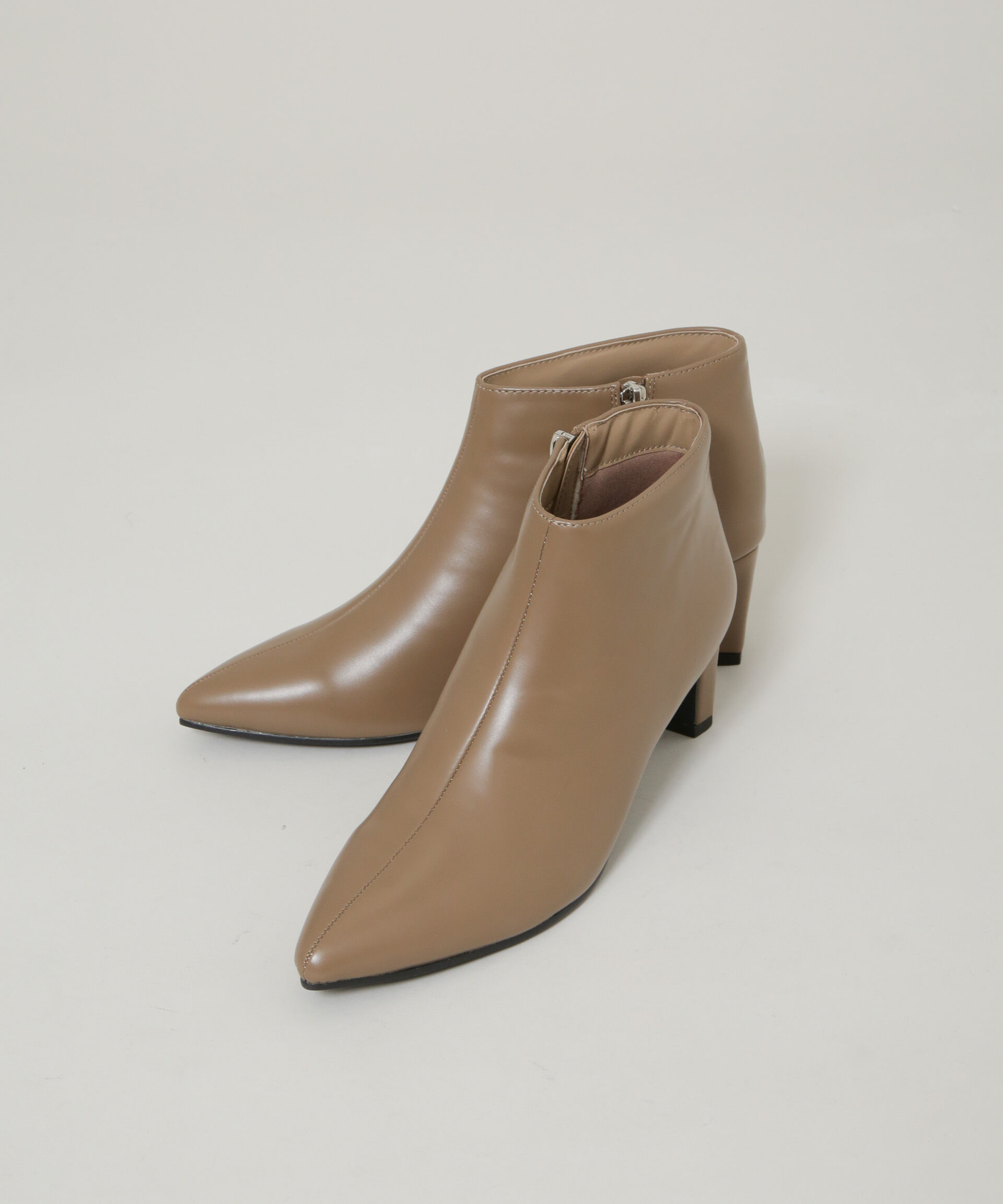 nano･universe「ポインテッドトゥショートブーツ」|ショートブーツ|