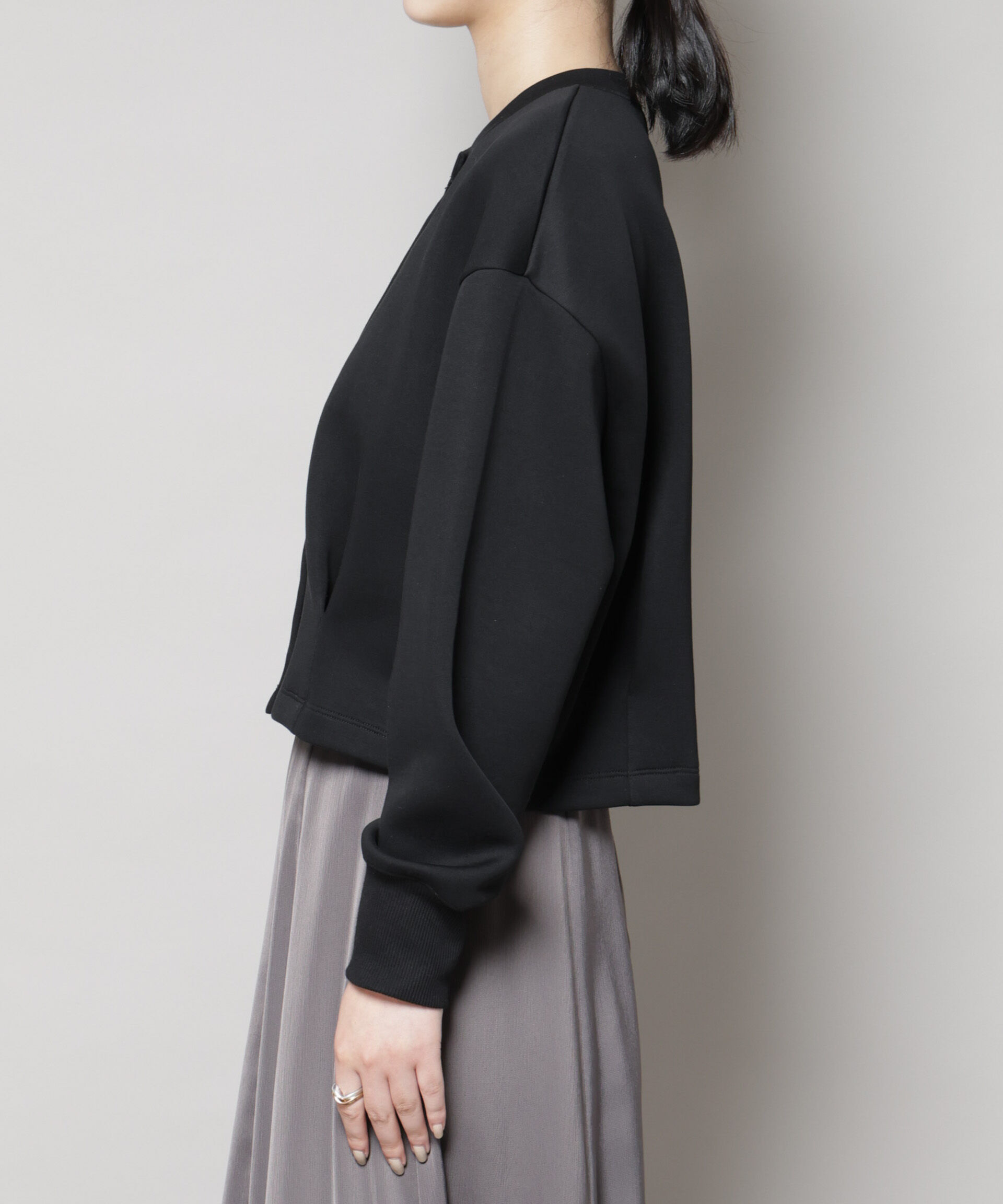 nano･universe「ダンボールタックカーディガン」|Tシャツ・カットソー|